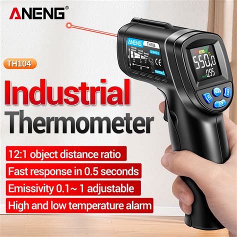 ANENG TH104 Infrared Handheld Temperature Gun 50 550 IR Laser Sensor