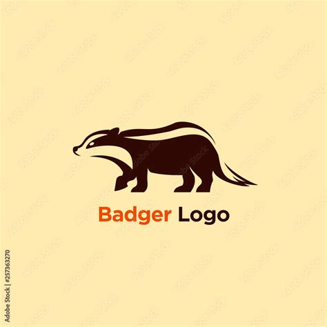 vector illustration badger logo designs Stock Vector | Adobe Stock