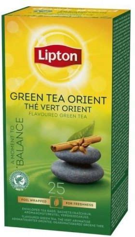 Herbata Lipton Green Tea Orient Torebek Ceny I Opinie Ceneo Pl