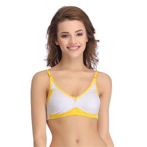 Clovia Cotton Non Wired Non Padded Full Cup T Shirt Bra Grey Buy Clovia Cotton Non Wired Non