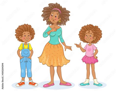 African American Mom Clipart