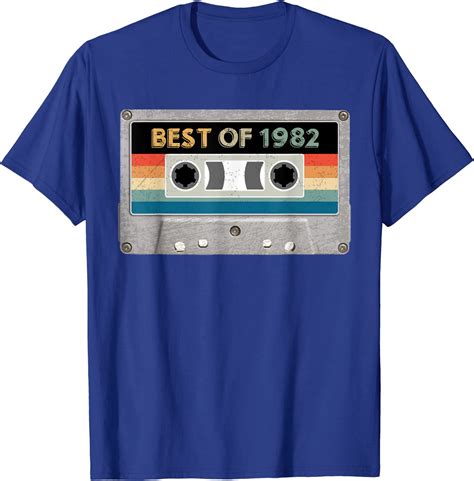 Best Of 1982 39th Birthday Cassette Tape Retro Vintage T Shirt