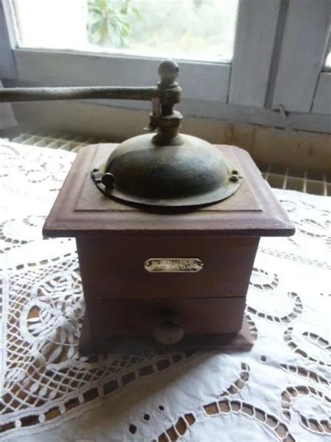 Moulin Caf Ancien En Bois Japy Fr Res Et Cie Bte Sgdg Rare Eur