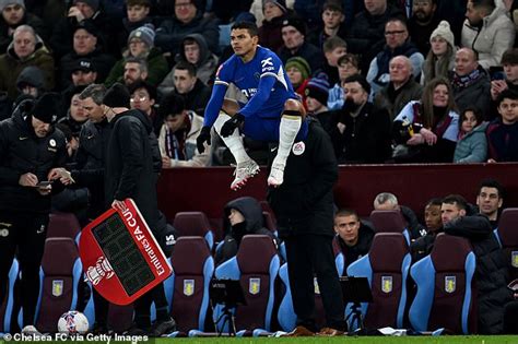 Thiago Silvas Wife Watches Her Son Play For Chelsea U15s After