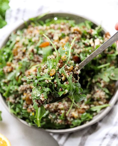 Quinoa Arugula Salad Cook At Home Mom