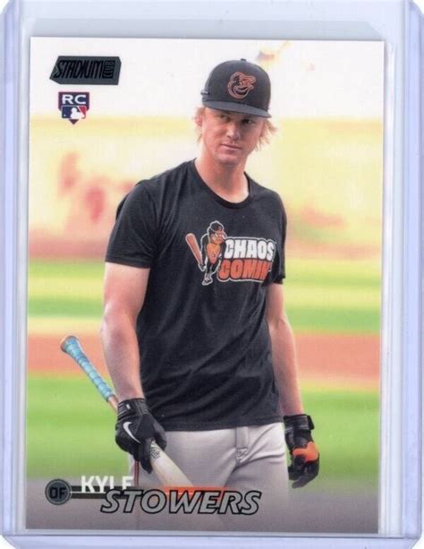 2023 Topps Stadium Club Black Foil 57 Kyle Stowers RC For Sale