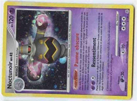 Noctunoir 2 130 Diamant Et Perle Carte Pokemon