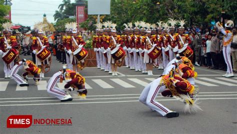 Opening Kejurnas Drumband Di Madiun Drumcorps Akpol Tampil Full