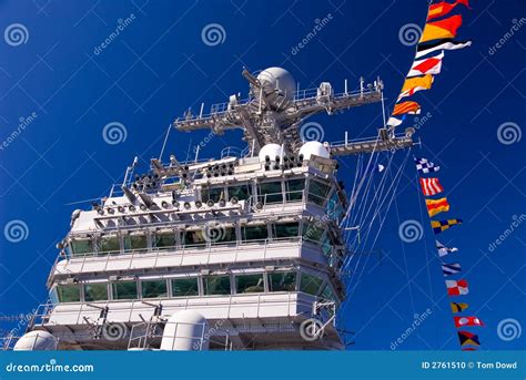 Aircraft Carrier Bridge stock photo. Image of reach, docked - 2761510