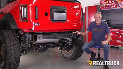 How To Install Steelcraft Fortis Hd Rear Bumper On A 2022 Ford Bronco Youtube