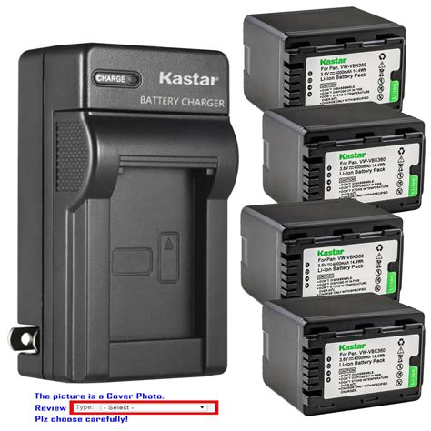 Kastar Battery AC Wall Charger For Panasonic VW VBL090 VW VBL090PPK VW