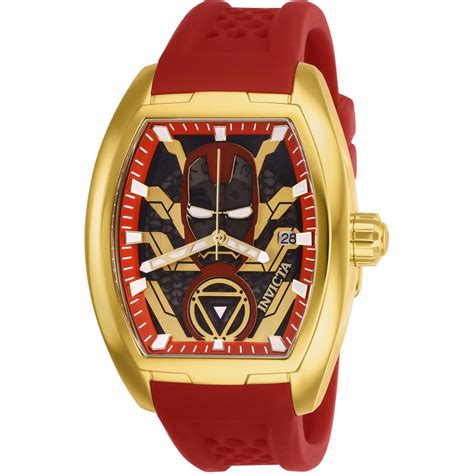 Invicta Marvel Ironman Automatic Black Dial Men S Watch