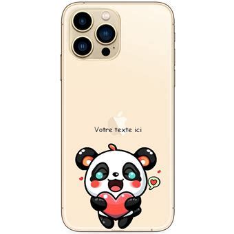 Coque Taperso Compatible Iphone 15 PRO Personnalisable Avec Motif Panda