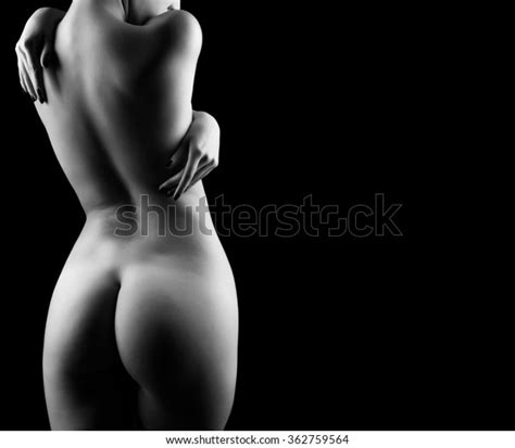 Naked Woman Black White Negative Copyspace Stock Photo 362759564 Shutterstock