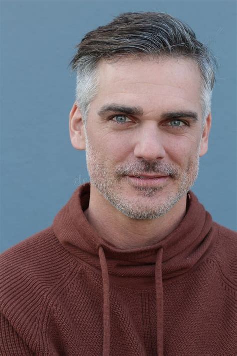 Mature Good Looking Man Smiling Stock Image Image Of Grandfather