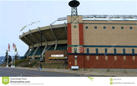 Commonwealth Stadium, Home To CFL Edmonton Eskimos Editorial Photo ...