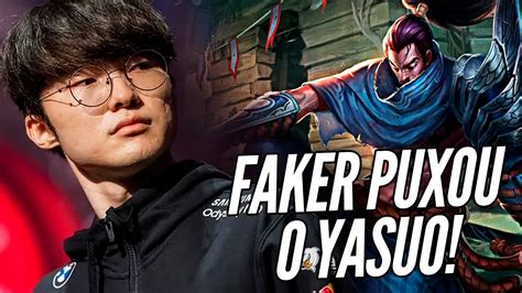 Quando O Faker Decide Jogar De Yasuo Youtube