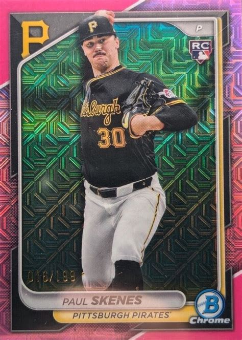 Paul Skenes Bowman Chrome Mega Box Pink Mojo Refractor