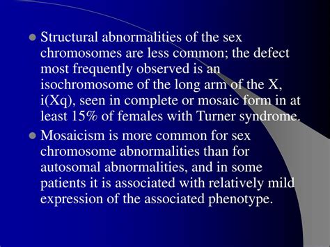 Ppt The Sex Chromosomes And Their Abnormalities Powerpoint