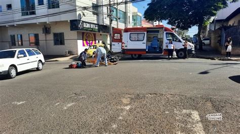 Mais Um Acidente Envolvendo Moto Registrado Em Jandaia Do Sul