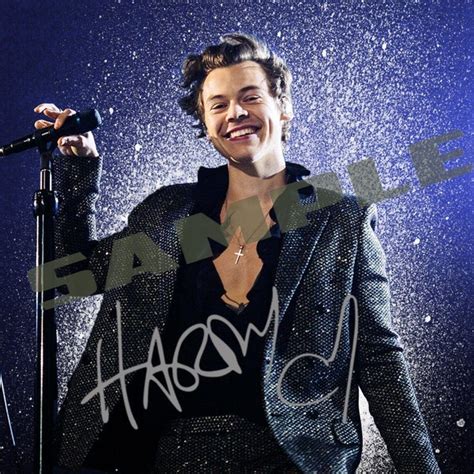 Signed Harry Styles Etsy UK