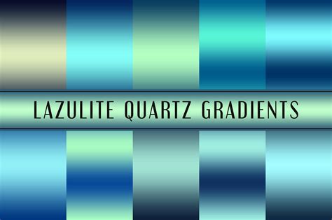 Lazulite Quartz Gradients Creative Finest