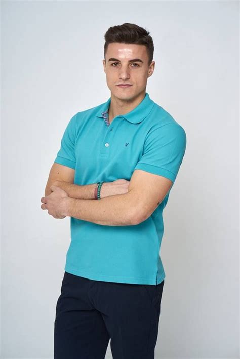 POLO VALENCIA TURQUESA Ropa De Hombre Color Azul Turquesa Polo Hombre