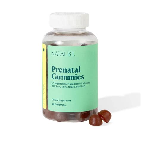 Natalist Prenatal Gummies - 90ct | Vitamins, Gummy vitamins, Prenatal