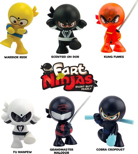 Fart Ninjas Figure Gassy Warrior Toyworld Australia