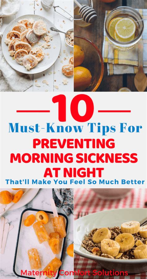 17 Proven Ways To Relieve Morning Sickness At Night