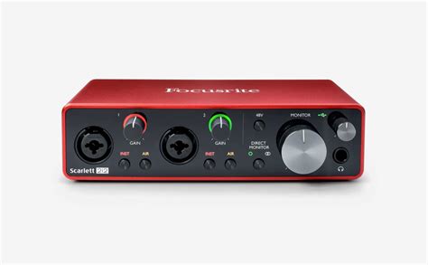 Внешняя звуковая карта focusrite scarlett 2i2 3rd gen