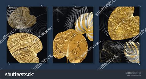 Luxury Gold Wallpaper Black Golden Background Stock Vector (Royalty ...