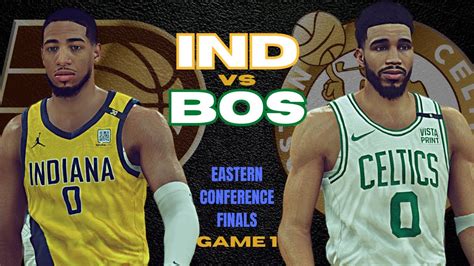 INDIANA PACERS Vs BOSTON CELTICS GAME 1 FULL 2K MODDED SIMULATION