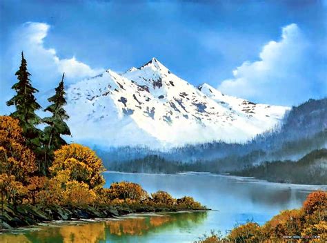 El arte es su máxima expresión Los Mejores Paisajes de Bob Ross 1942