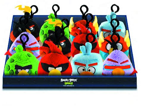 MAY122020 ANGRY BIRDS SPACE PLUSH BACKPACK CLIP 12 PC ASST Previews