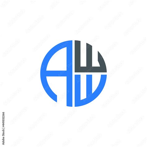 Aww Logo Aww Icon Aww Vector Aww Monogram Aww Letter Aww Minimalist Aww