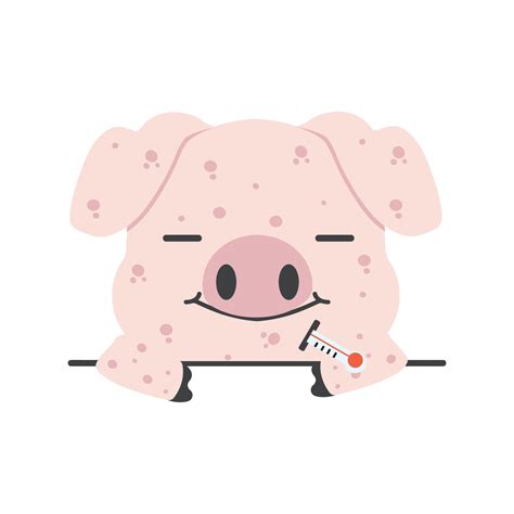 Sick Pig Swine Flu sign 5186611 Vector Art at Vecteezy