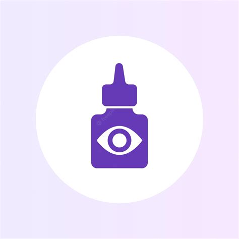 Premium Vector Eye Drops Bottle Icon Vector