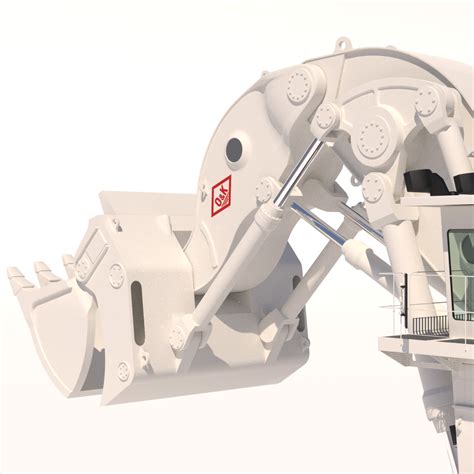 Excavator Terex O K Rh400 3d Model Cgtrader