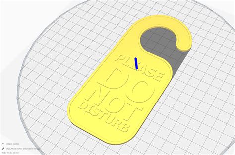 Please Do Not Disturb Door Hanger 3d Print Model By Sanchiesp