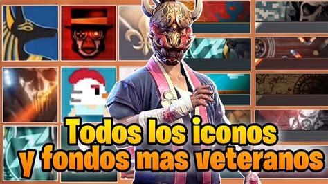 Todos los iconos y Fondos más veteranos de FreeFire YouTube