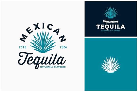 Planta De Agave Azul Mexicana Para Tequila R Tulo De Bebida Vintage Ou