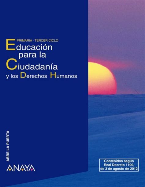 Educacion Para La Ciudadania Y Los Derechos Humanos 5º Primaria Con