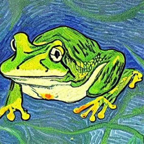 Frog By Van Gogh Stable Diffusion Openart