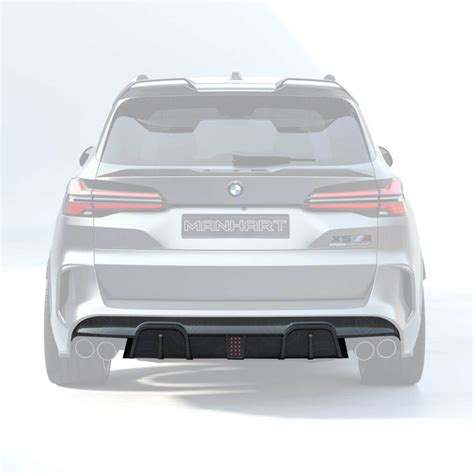 Carbon Rear Diffuser With Brake Light For Bmw X M F Manhart