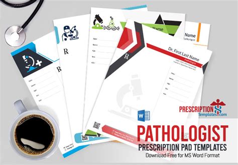 5 Free Prescription Pad Templates For Pathologists In Ms Word