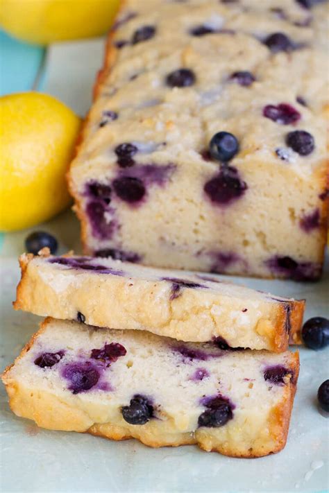 Blueberry Lemon Loaf Cake