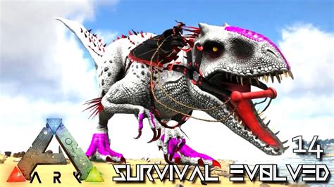 Ark Survival Evolved My New Alpha Indominus Rex At Last Primal Fear Iso Crystal Isles