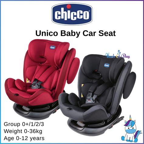 Free Shipping To Wm Chicco Unico Baby Car Seat 0 12 Yrs 0 36kgs