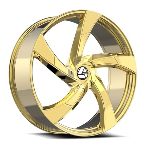 Azara Jeep Cherokee AZA 524 Nano Gold Wheel 22x8 5 38mm Offset AZA